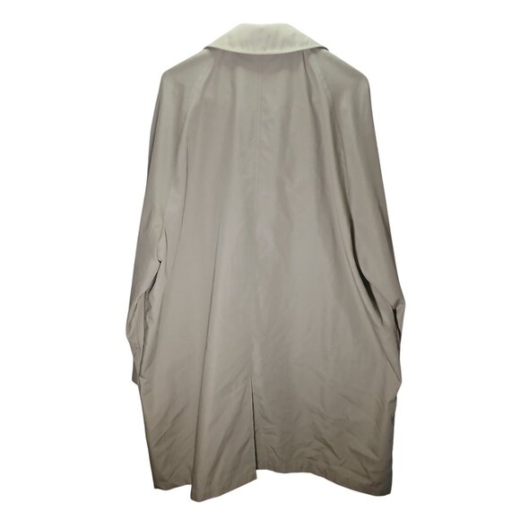 London Fog Men's Trench Coat Size XL Tan Full-Length Button Front Classic Style - Picture 2 of 14